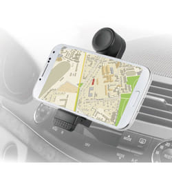 Muvit MUCHL0042 support Support passif Mobile/smartphone, Lecteur MP4 Noir