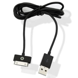 Muvit MUUSC0084 câble de téléphone portable Noir 3 m USB A Apple 30-pin