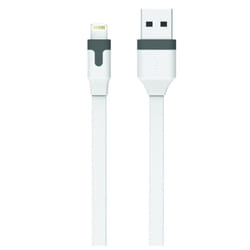 Muvit MUUSC0155 câble Lightning 2 m Gris, Blanc