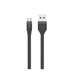 Muvit MUUSC0159 câble USB 1 m USB A Micro-USB A Noir, Gris
