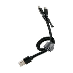 Muvit MLUSC0007 câble USB 0,35 m USB A 2 x Micro-USB B Noir