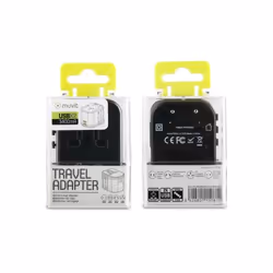 Muvit MUADP0022 chargeur d'appareils mobiles Universel Noir, Gris Secteur Intérieure