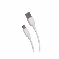 Muvit MCUSC0022, 0,2 m, USB A, USB C, Blanc