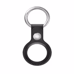 Accessoire tracker Bluetooth MUVIT FOR CHANGE AIRTAG BLACK PU LEATHER - TU