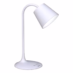 Muvit MIOLAMP003, Blanc, Acrylonitrile-Butadiène-Styrène (ABS), Bureau, 24 ampoule(s), 6 W, LED
