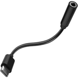 Muvit - pour Change Adapter Type c to 3.5mm Jack Black