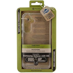 Coque - MUVIT - Samsung Galaxy A35 5G - 100% recyclée - Souple - Transparent
