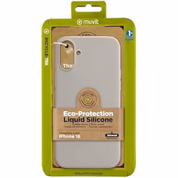 Coque - MUVIT - iPhone 16 - Silicone recyclé - Souple - Lisse