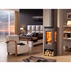 Poele a Bois  - PANADERO - Alba Ecodesign - 9,5 kw - Bûches 50 cm