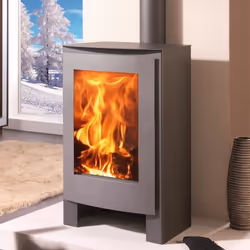 PANADERO Nevada Poêle à bois 124 kW - Bûches jusquà 50 cm - Rendement 753 % - Pour volume de 380 m3 -EcoDesign 2022
