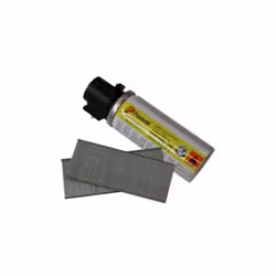 Pointe F18 inox A2 + Gaz - L. 32 mm - Pack de 2000 - 395465 - Pack de pointes tête homme + cartouche de gaz Pointes en bande  ...