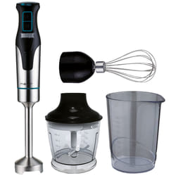 Nevir NVR-8360BA SET blender 1200 L Mélangeur par immersion 1200 W Noir, Acier inoxydable
