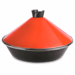Tajine vitrifiée de 26 cm - Tajine caractéristique du Maroc et de sa région pour la cuisson lente des aliments, car elle perm ...