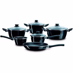 Batterie de cuisine Naccar 10 éléments 6 pièces. -Marque : Magefesa. -Fabuleux ustensiles de cuisine en acier vitrifié. -Comp ...