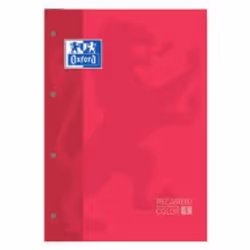 Oxford 400123673, 210 x 297 mm (A4), Papier quadrillé, Blanc, 400 feuilles, EU Ecolabel