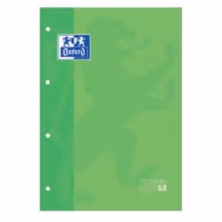 Oxford 400123674, 210 x 297 mm (A4), Papier quadrillé, Blanc, 400 feuilles, EU Ecolabel