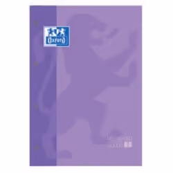 Oxford 400123676, 210 x 297 mm (A4), Papier quadrillé, Blanc, 400 feuilles, EU Ecolabel
