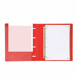 Oxford 400131304, A4+, Anneau en D, Rangement, Polymousse, Polypropylène (PP), Rouge, 3,5 cm