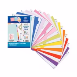 Oxford 400159038, Couleurs assorties, Polypropylène (PP), A4, 500 g/m², 10 pièce(s)