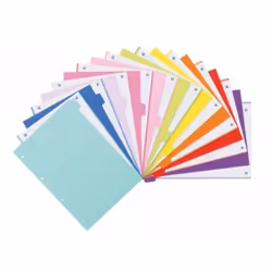 Oxford 400159038 intercalaire Polypropylène (PP) Couleurs assorties 10 pièce(s)