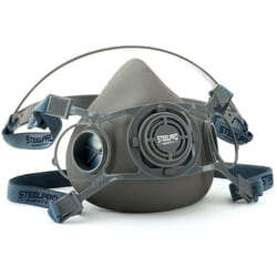 S.of Demi-masque Taille s Souffle Pour Deux Filtres Steelpro