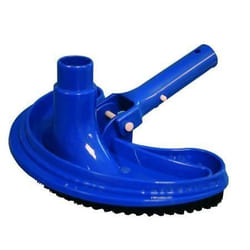 Balai 1/2 lune - GRE - Nettoyage optimal - Forme arrondie - Couleur bleue