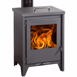 Panadero - poêle à bois eco design bordeaux premium 7'4 kw - Juan