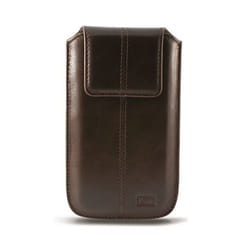 Ksix Gold Apollo coque de protection pour téléphones portables Folio porte carte Marron