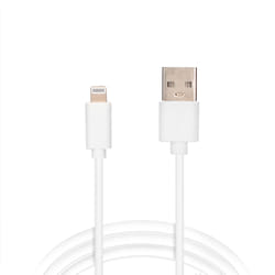 Ksix B0914CU03 câble Lightning 3 m Blanc