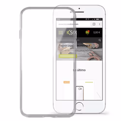 Ksix B0935FTU00, Housse, Apple, iPhone 7/7s, 11,9 cm (4.7"), Transparent