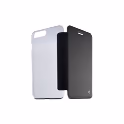 Ksix B0936FU24, Folio, Apple, iPhone 7 Plus, 14 cm (5.5"), Noir, Transparent