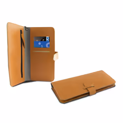Ksix BXFU14T5.5NJ, Étui avec portefeuille, Toutes marques, Orange