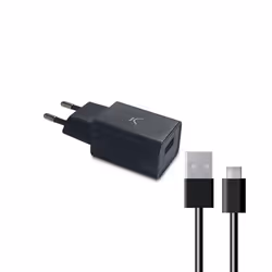 Ksix BXCDU2CB, Intérieure, Secteur, 5 V, 2 A, Noir