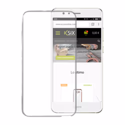Ksix B0742FTU00, Housse, Huawei, P10 Lite, 13,2 cm (5.2"), Transparent