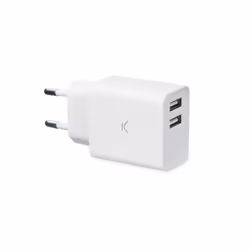 Ksix BXCDU2U, Intérieure, Secteur, 5 V, 2,4 A, Blanc