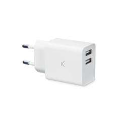 Ksix BXCDU2U chargeur d'appareils mobiles Universel Blanc Secteur Intérieure