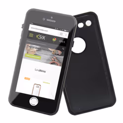 Ksix B0935FW01, Housse, Apple, iPhone 7, Noir