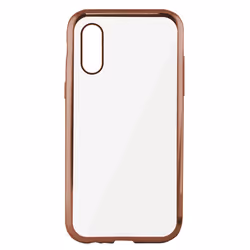 Ksix B0938FTP16, Housse, Apple, iPhone X, 14,7 cm (5.8"), Rose, Transparent