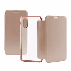 Ksix B0938FU88DR, Folio, Apple, iPhone 8, 11,9 cm (4.7"), Or rose, Transparent