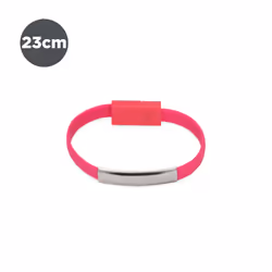 Contact L1740PULR câble USB 0,23 m USB 2.0 Micro-USB A USB A Rose