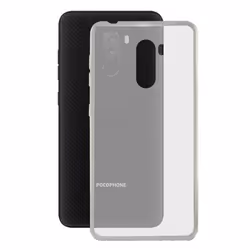 Ksix B9058FTP00, Housse, Xiaomi, Pocophone F1, 15,7 cm (6.18"), Transparent
