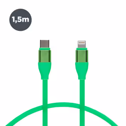 Contact BXCUSB2CL08, 1 m, Lightning, USB C, Mâle, Mâle, Vert