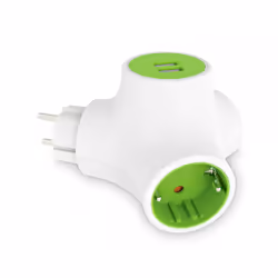 Ksix BXCD02US, 180 - 250 V, 50 / 60 Hz, Vert, 3680 W, 0,3 A, 2,4 A
