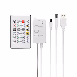 Ksix BXLEDST10MBU éclairage intelligent Eclairage intelligent par bande Bluetooth Blanc