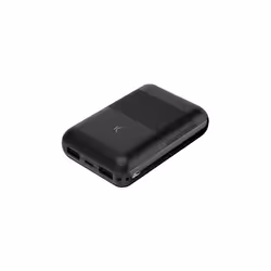 Ksix BXBA10000SM02 banque d'alimentation électrique Lithium Polymère (LiPo) 10000 mAh Noir