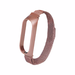 Contact LXBANDM04, Bande, Tracker d’activité, Or rose, Xiaomi, Mi Band 5/6, Métal, Acier inoxydable