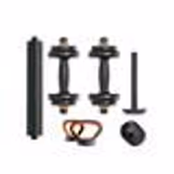 Kit haltère + barre + kettlebell + capteur Xiaomi Fed V2 10kg - black/orange - TU