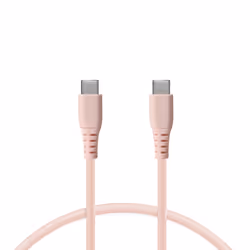 Ksix BXCABCC03S, 1 m, USB C, USB C, Rose