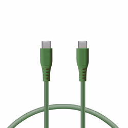 Ksix BXCABCC08S, 1 m, USB C, USB C, Vert