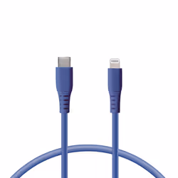 Ksix BXCABCL04S, 1 m, Lightning, USB C, Mâle, Mâle, Bleu